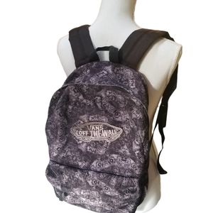 Vintage retro Vans Off the Wall Realm backpack gym bag carry on.